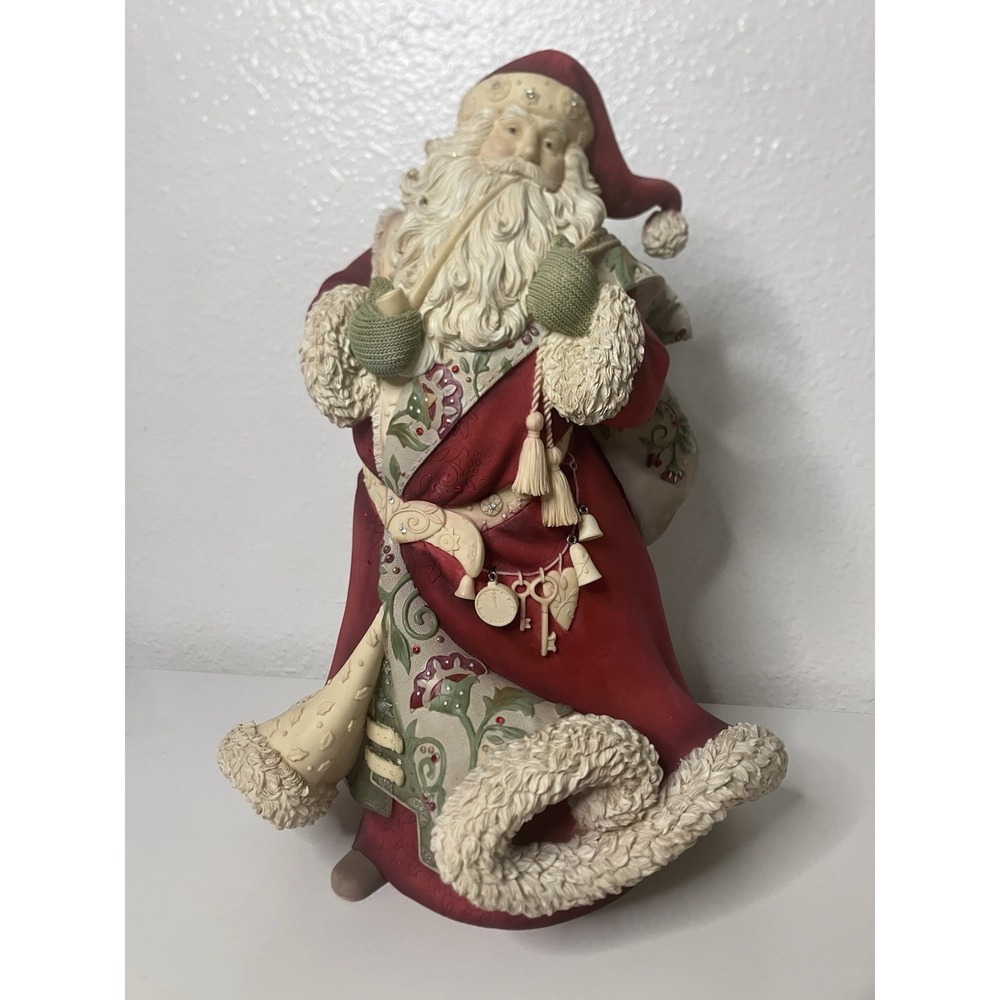Retired Enesco The Heart Of Christmas Santa‎ Claus Figurine Marked 4027168